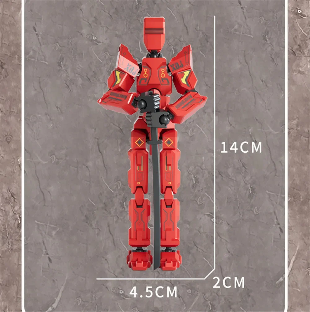 New Mecha Titan 13 Action Figures T13 Figure Multi-Jointed Movable Lucky 13 Action Figure Nova 13 Action Figure Dummy