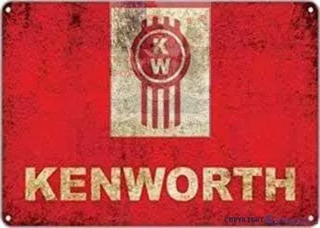 Metal tin Sign Aluminum Plaque Kenworth American Truck Manufacturing Company Vintage Wall Decor Art Shop Man Cave Bar Garag sign