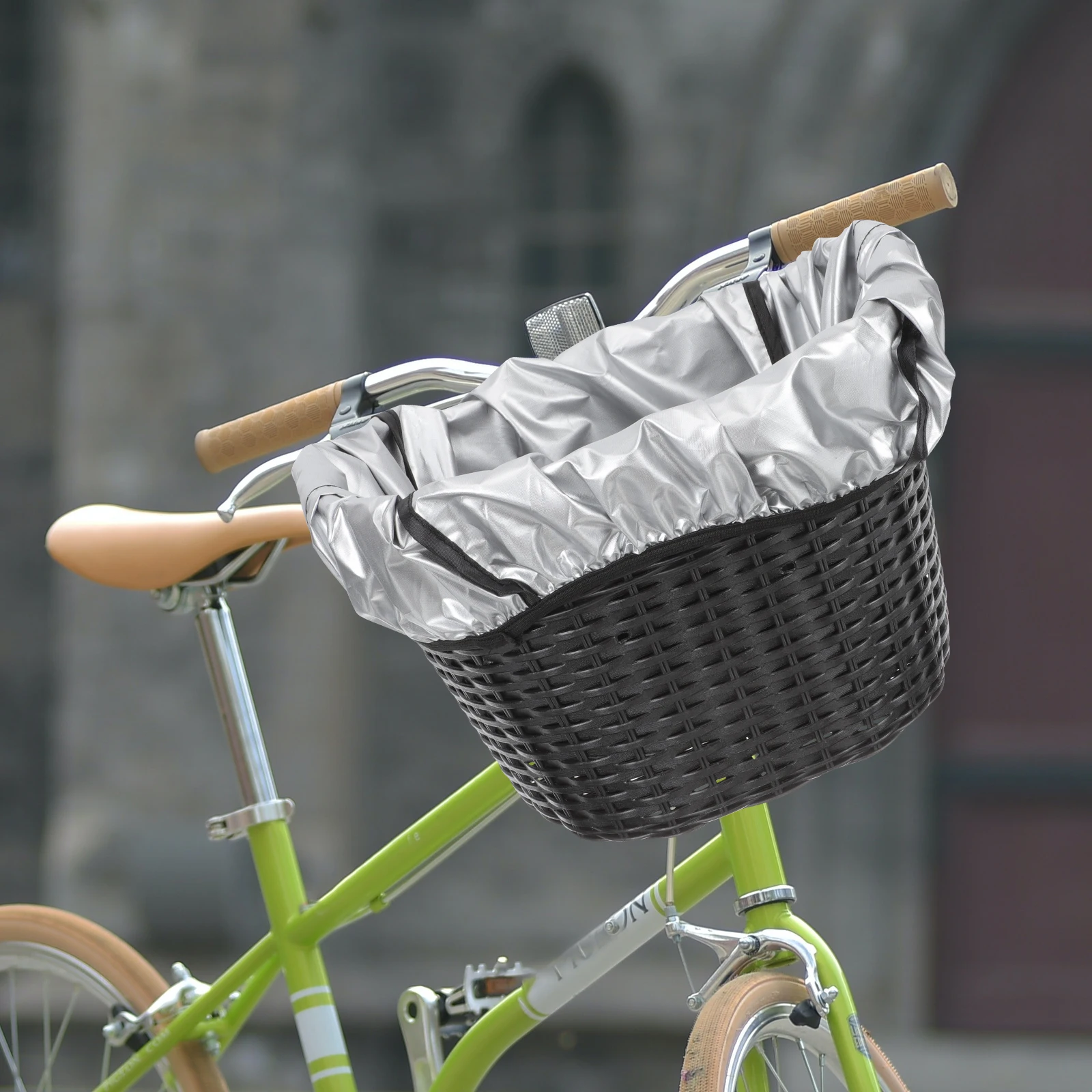 

1pc Waterproof Bike for Bicycle Front Rear Cycling Rain Protection Foldable Lightweight Rainproof Scratch Resistant for Hiking