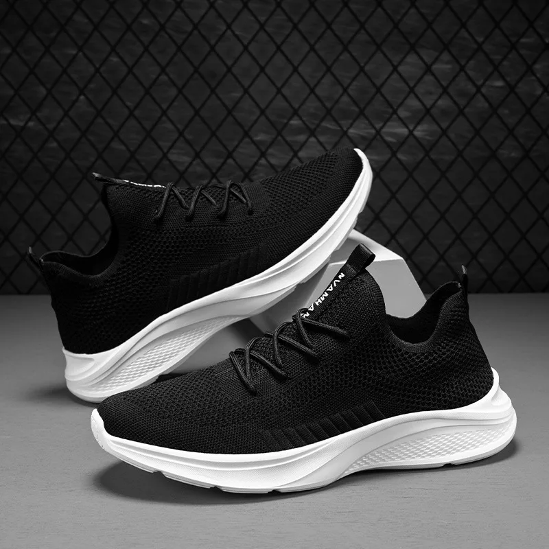 2024 Men\'s Elevator Shoes Sneakers Invisible 6cm Sports Shoes Man Summer Height Increasing Shoes Large Size Mesh Shoes for Men