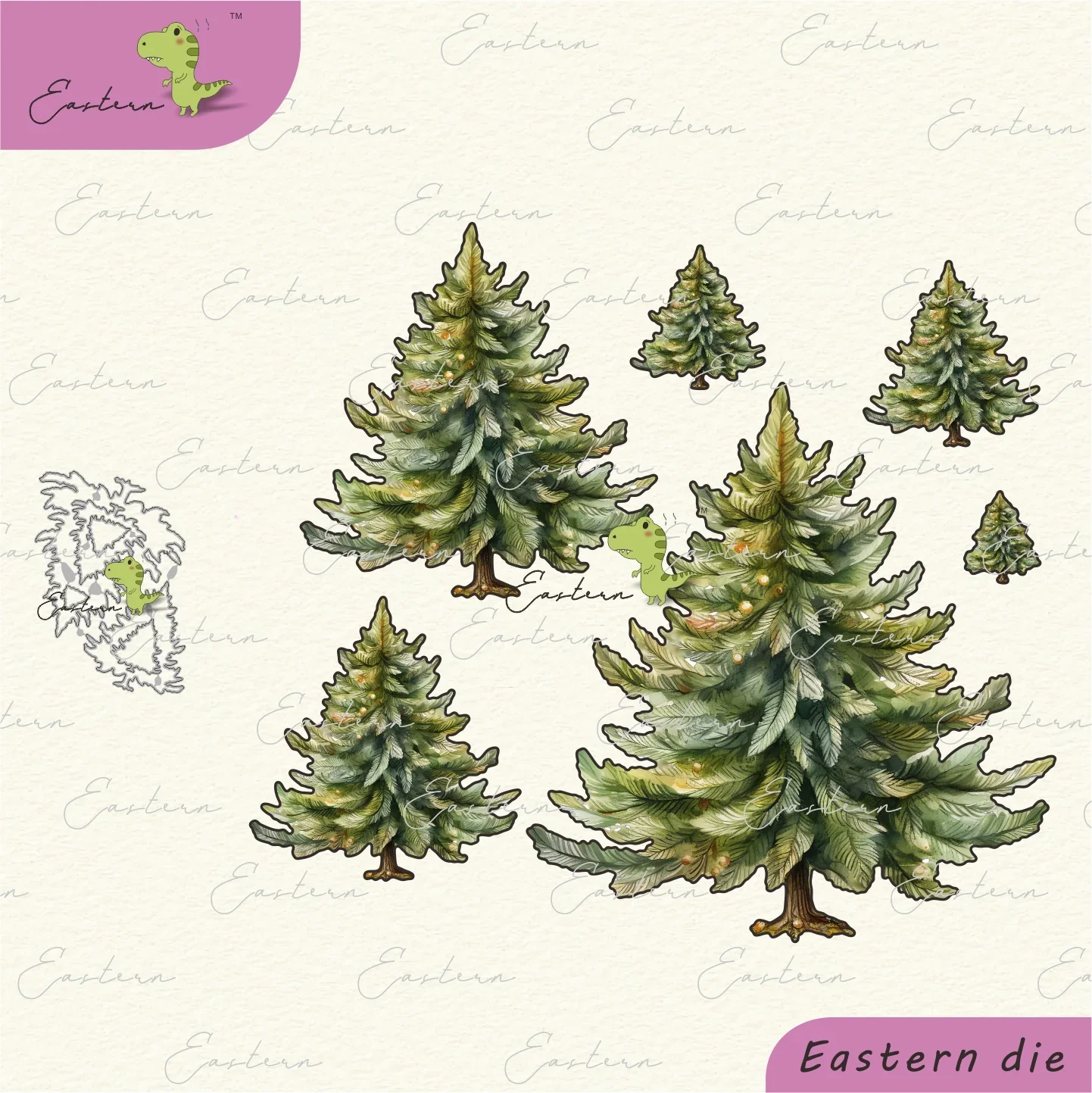 I’m Just Pine Die Set new metal cutting dies for paper DIY molds Scrapbooking die cut crafts two red robins dies