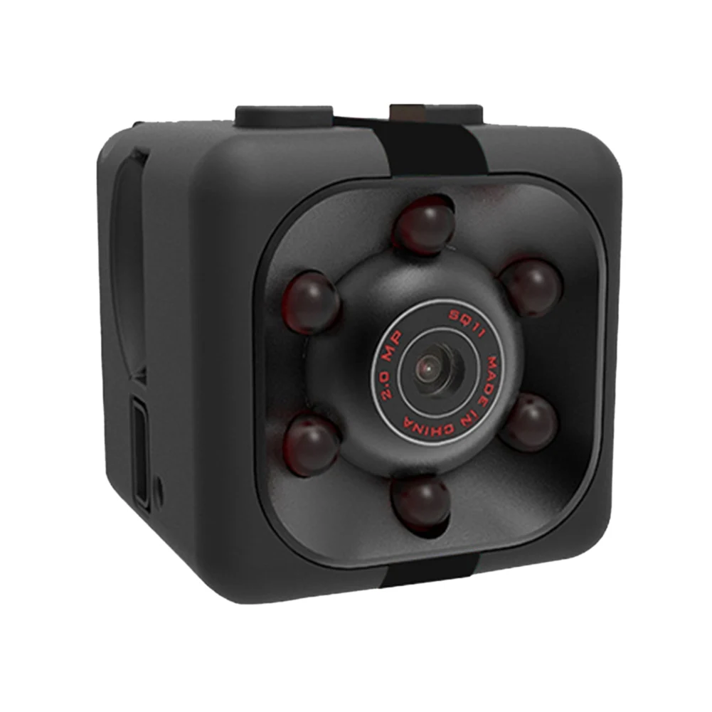 كاميرا مربية صغيرة عالية الدقة كاميرا فيديو صغيرة محمولة عالية الدقة 1080P 200mAh للرؤية الليلية تسجيل الفيديو كشف الحركة للمنزل في الهواء الطلق