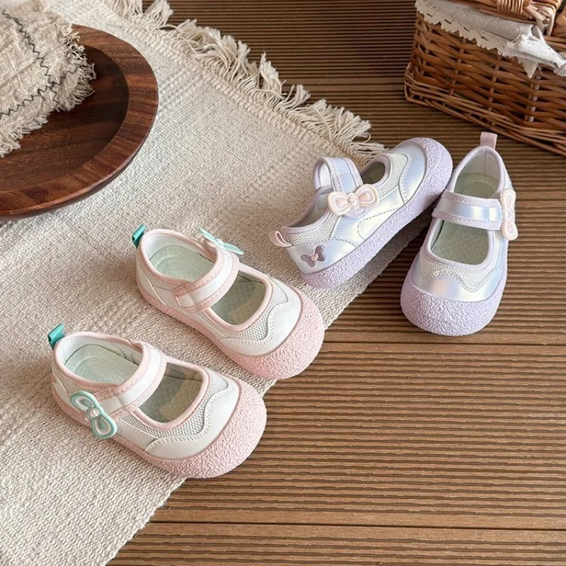 

Girls Canvas Shoes Fashion Sweet Embroidery Toddlers Kids Casual Shoes Soft Soled Versatile Children Princess Shoes Ruffled Edge