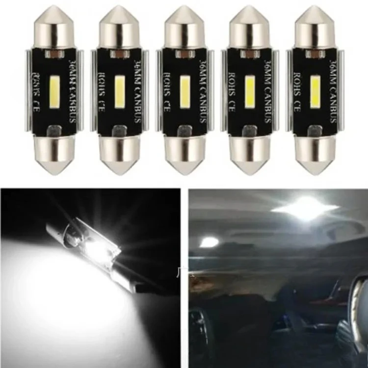 نموذج جديد فك التشفير المزدوج تلميح 31 مللي متر 36mm39mm41mm 5w1860 العلامة التجارية صور ضوء القراءة مصباح سيارة الحظيرة ضوء ضغط واسع 2026