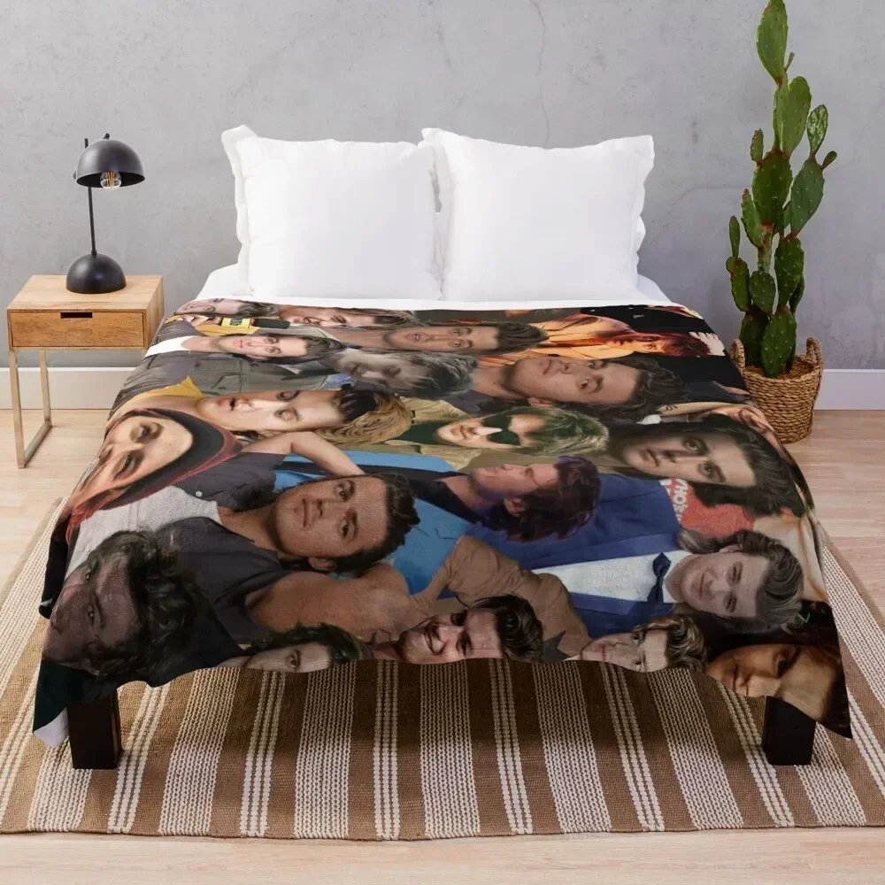 

Joseph Keery Photo Collage Throw Blanket Warm Comfortable Blanket Gift for Parents Friends