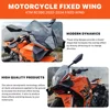 KTM RC390 2022-2024 오토바이 페어링 고정 윈드 윙, ABS 변형 공기역학 핀, 사이드 윈드 윙 스포일러 액세서리 5