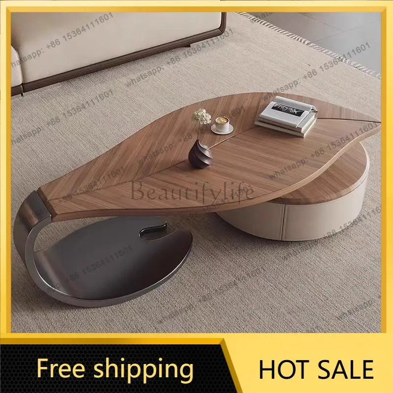 XX. Italian light luxury coffee table high-end living room home small apartment designer special-shaped