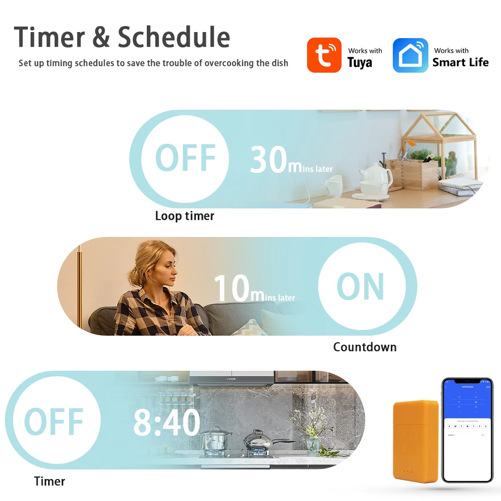 ل Keeloq Wisniowski 433.92 ميجا هرتز الذكية واي فاي التحكم عن بعد تويا RF جسر موصل USB 5 فولت لا الأسلاك مع المحرك المطلوبة اليكسا