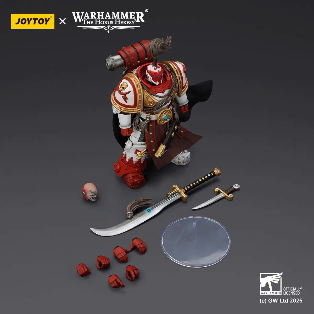 【Accessories】Joytoy Warhammer 1/18 Action Figures White Scars Hibou Khan, Seeker of Atonement view 5