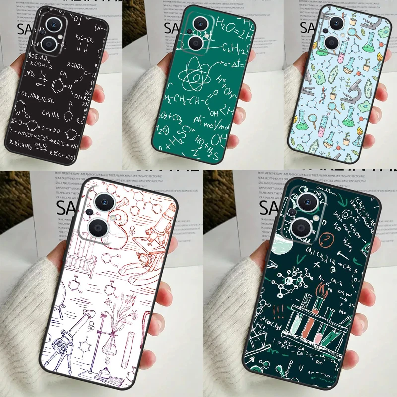 Biology Chemistry Case For OPPO Reno 10 Pro 11F 4 5 6 7 8 Lite 4Z 5Z 8T OPPO Find X2 X3 X5 Lite X6 Pro Cover