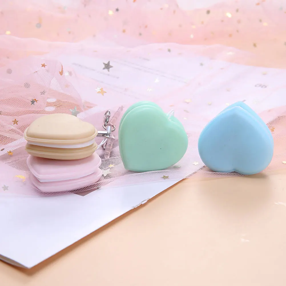 

8 Pcs Phone Screen Wiper Heart Shaped Silicone Pendant Mixed Color Glasses Cleaner Lens Wipes Screen Cleaner Dust Free Cloth