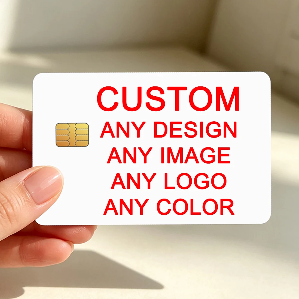 Custom Card Skin Stickers for Credit Debit Bank Waterproof Resistant