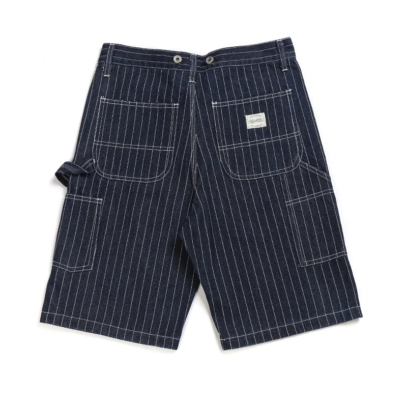 Railway Okonkwo Summer Stripe X Y Type Suspenders Canvas Tooling Shorts Outdoor Sport Trekking Camping Fishing Cargo Jeans Pants