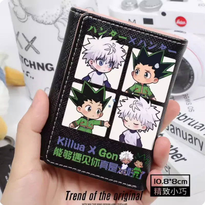 Anime Hunter×Hunter Killua Zoldyck Fashion Wallet PU Purse Card Coin Hasp Money Bag Cosplay Gift B849