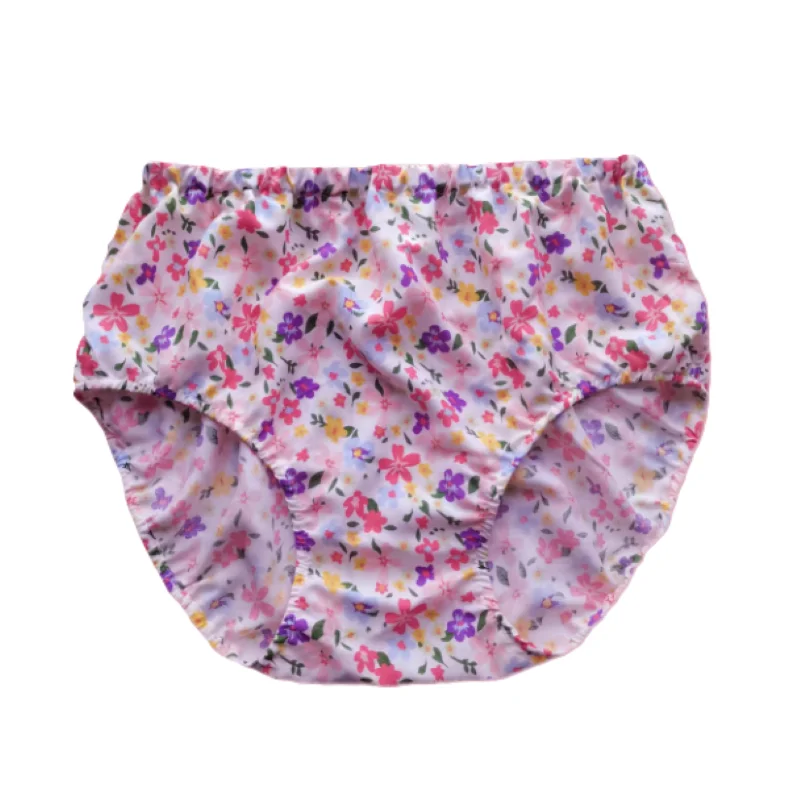 

Men Women Floral Large Size High Waisted Briefs Sissy Comfortable Breathable Adult Baby Bloomers Cotton Panties ABDL Underwear