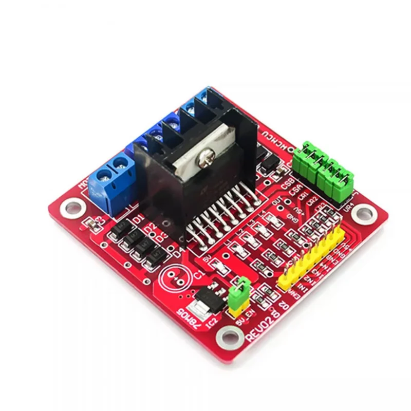 L298NMotor Placa de Driver Módulo Motor de Passo Acessórios para Robô de Carro