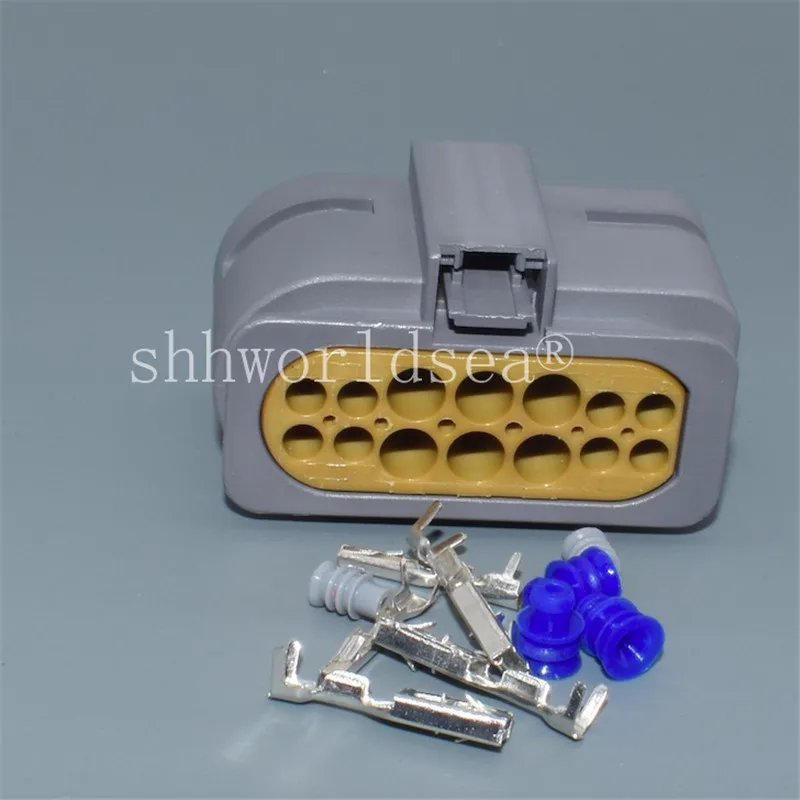 Shhworldsea 1/10Sets 14Pin 1.5mm 3.5mm Car assembly Cable Housing Plug Wiring Harness Female connector A0525456026
