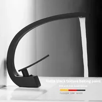Bathroom Faucet Gold White Bathroom Basin Faucet Cold Hot Water Mixer Sink Tap Deck Mounted Black Tap