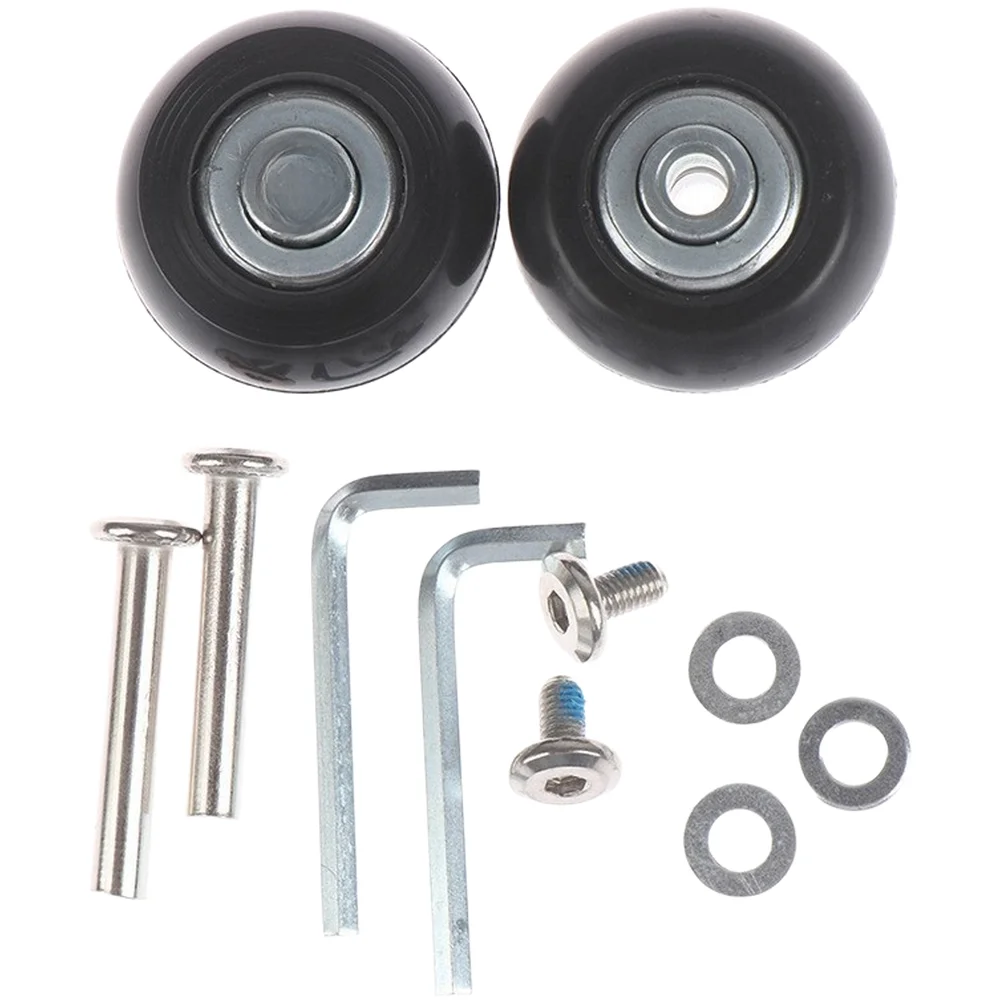 Silent Replacement Suitcase Wheels Travel Bag Wheel Repair Accessories For Luggage Long-lasting Rubber Alloy Compatible Spare