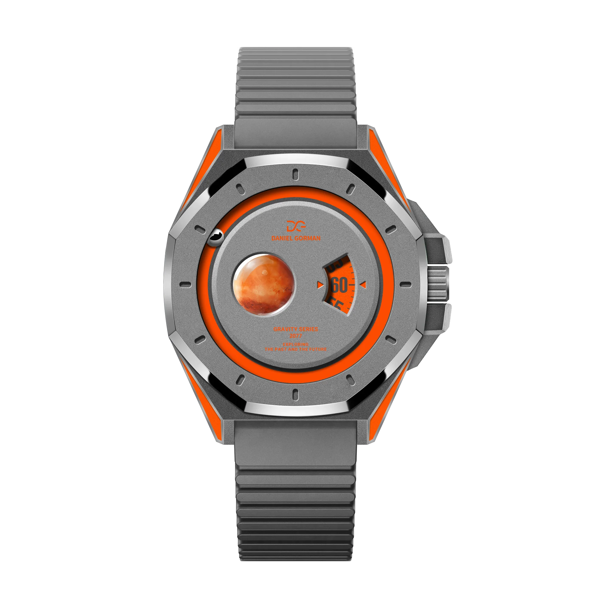 Saturn 17P Orange Watch DG0132 Brass Copper Case New Magnetic Watch 2026