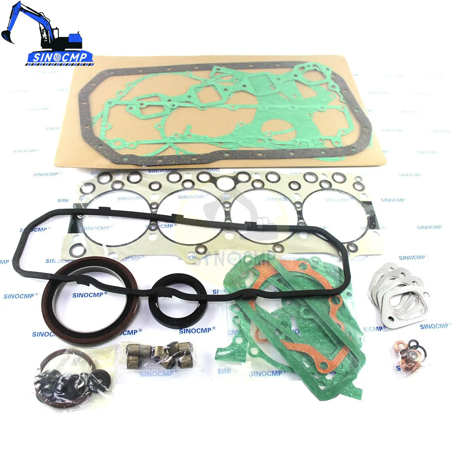 4BG1 4BG1T Engine Gasket Kit For Hitachi Kobelco JCB Link-belt Excavator Digger And Wheel Loader