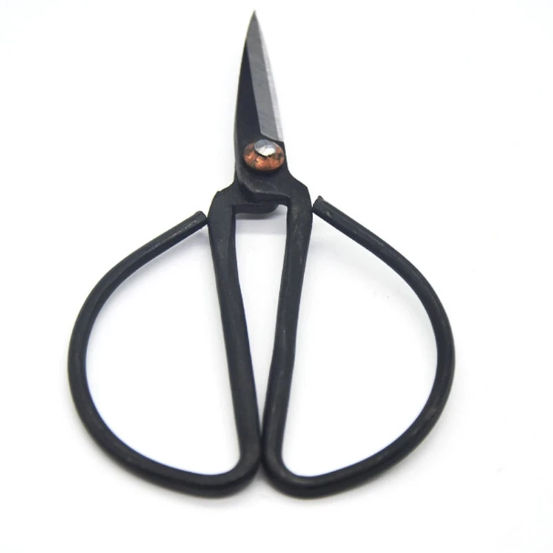 107mm full carbon forged steel household scissors China traditional bonsai scissor