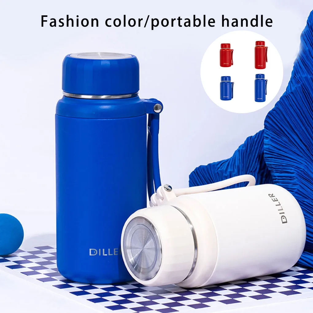 Vacuum Portable Wide Mouth Insulative Home Vacuums Water Bottle with Lanyard