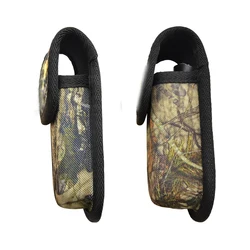 Camo Tactical Folding Knife Molle Sheath Multi-Tool Nylon Holster Outdoor Hunting Flashlight Pouch