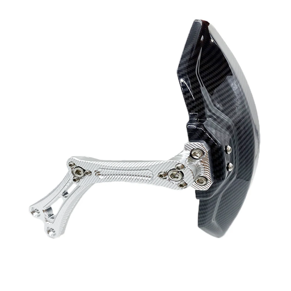 Rear Mudguard for N1S U+B Electric Scooters with Carbon Fiber ABS Structure and CNC Aluminum Bracket Mounting Solution