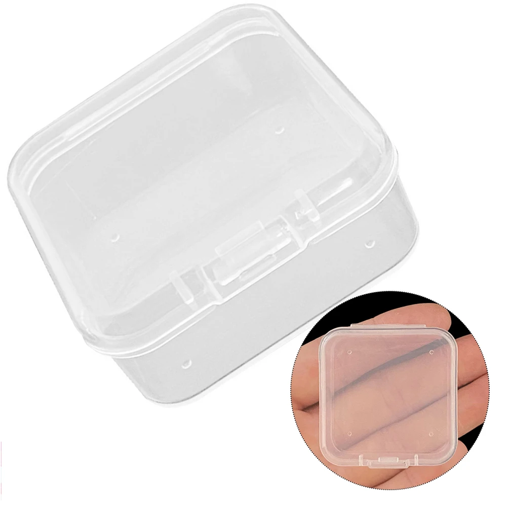 

1 Piece Portable Fishing Bait Box Hook Bait Storage Box Transparent Plastic Bait Box Fishing Bait Box