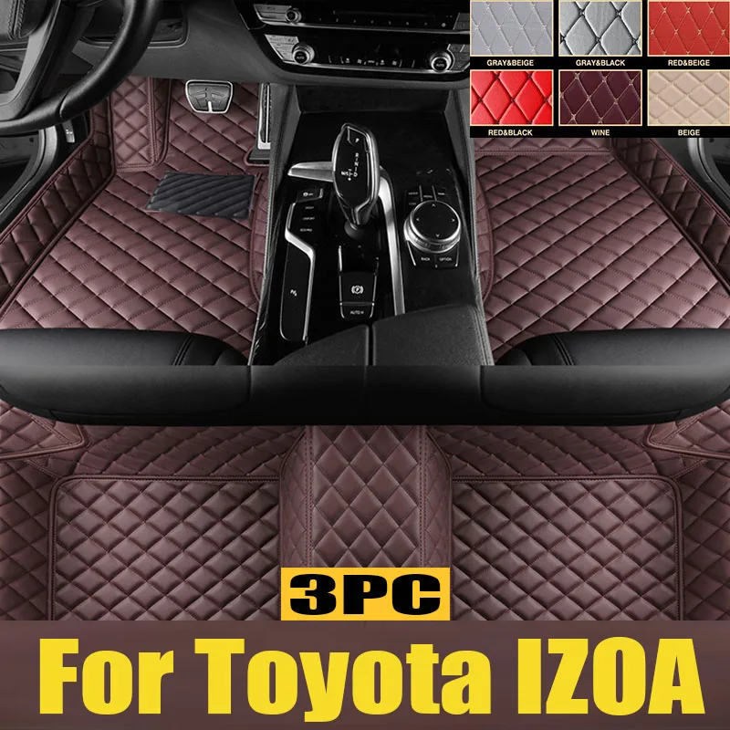 

For Toyota IZOA 2018-2023 RHD LHD Auto Car Floor Mats All-Weather TPE Foot Mats Odorless Pad Waterproof Mat Interior trunk mat