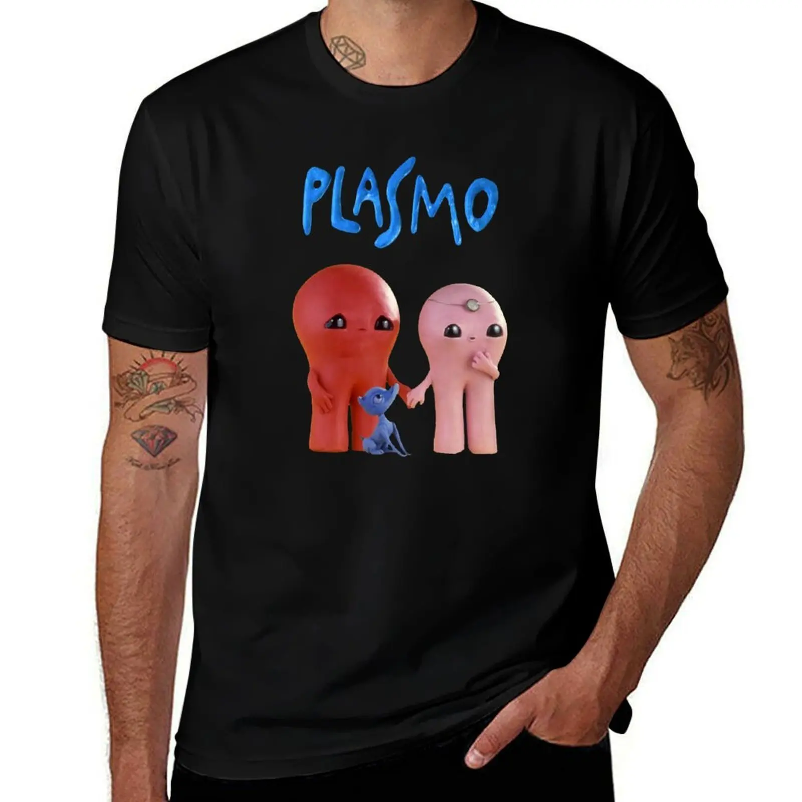 

Plasmo, parsty, and nik-nik T-Shirt Basic Breathable Solid Color T-Shirt