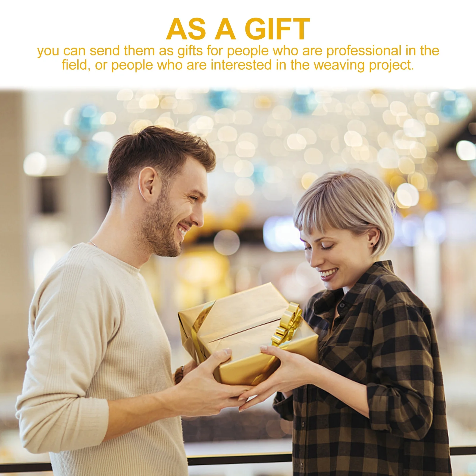 

1Set Weaving Cards 30 Pieces 2 Shuttles 10 Bundle Threads DIY Loom Tools Rope Weaving Kit Cloth Storage Bag Portable