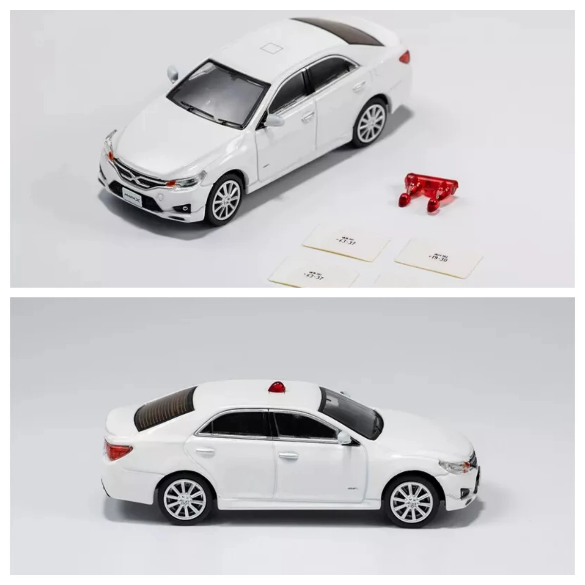 

GCD 1:64 MARK X REIZ Black / Silver / White Diecast Metal Car Collection Limited Edition Hobby Toys