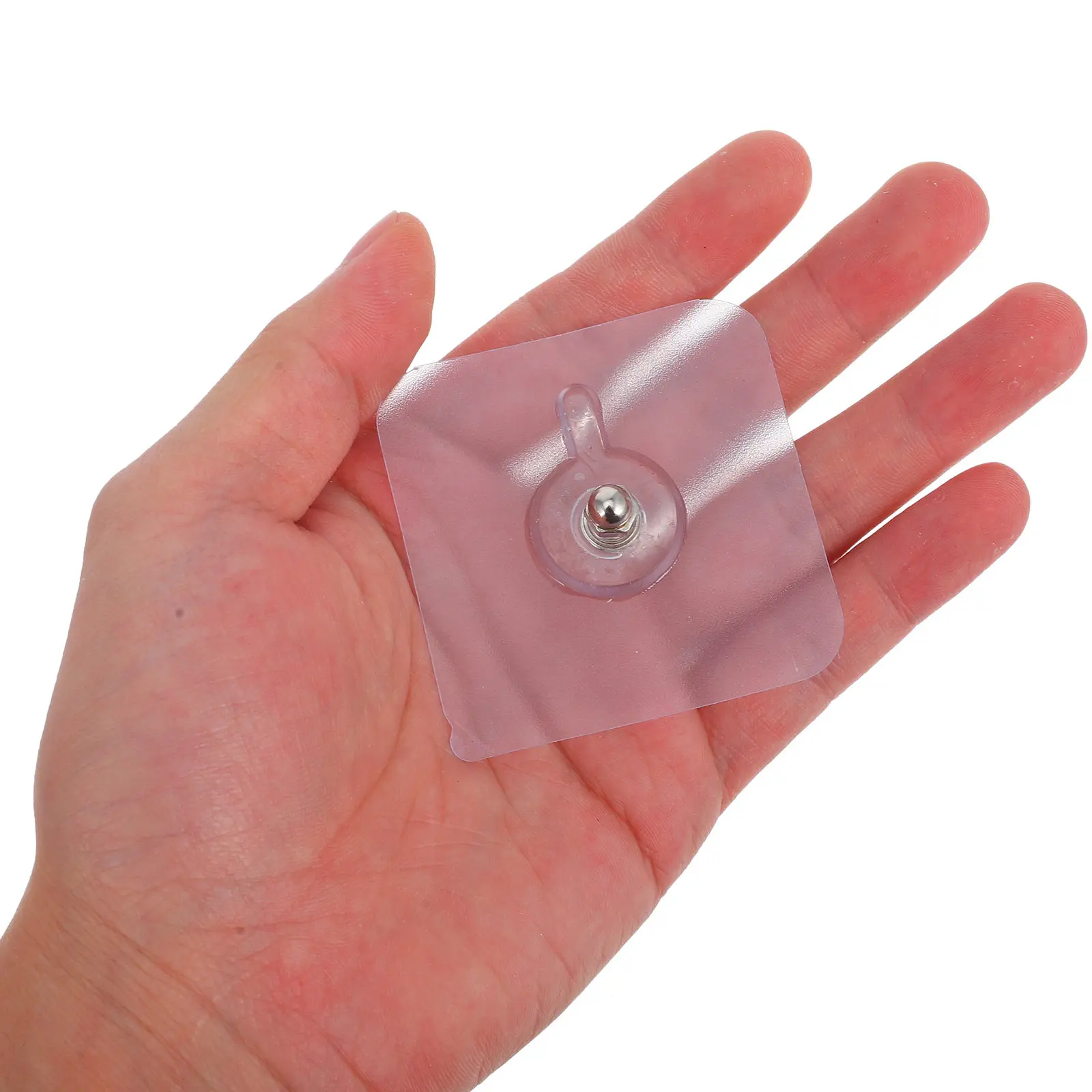 10Pcs Clear Adhesive Wall Hooks Heavy Duty Picture Hanging Hooks Residue-Free Removable for Kitchen Bathroom Office Bedroom