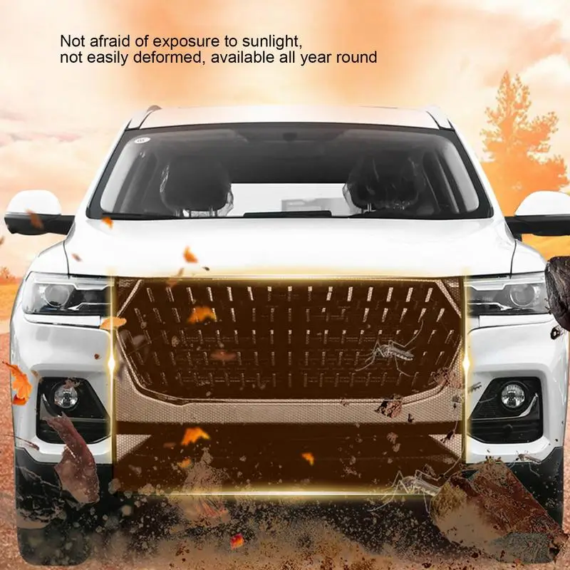 Car Engine Protection Net Foldable Hood Engine Bumper Net Anti Insect Repellant Car Front Mesh Condenser Protection Net