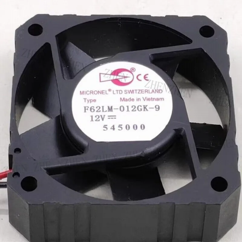 Y  1pc  FOR F62LM-012GK-9 12V 6cm 60*60*15MM 2-Wire Cooling Fan