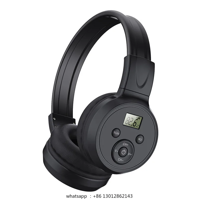 

Headset radio headset fm charging model with storage station