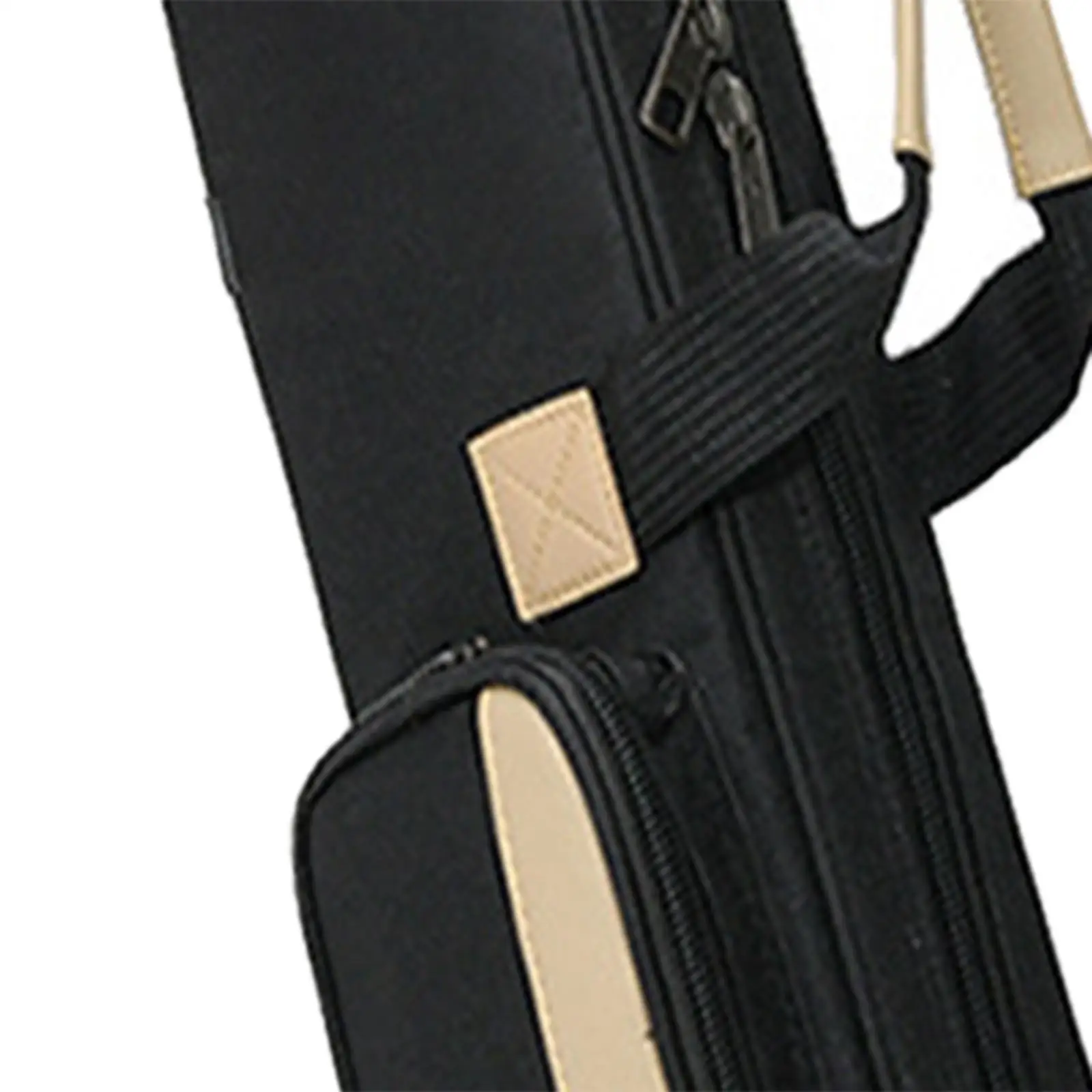 Billiard Pool Cue Carrying Case 3 Butts 4 Shafts Soft Oxford Bag for Players and Club Billiards