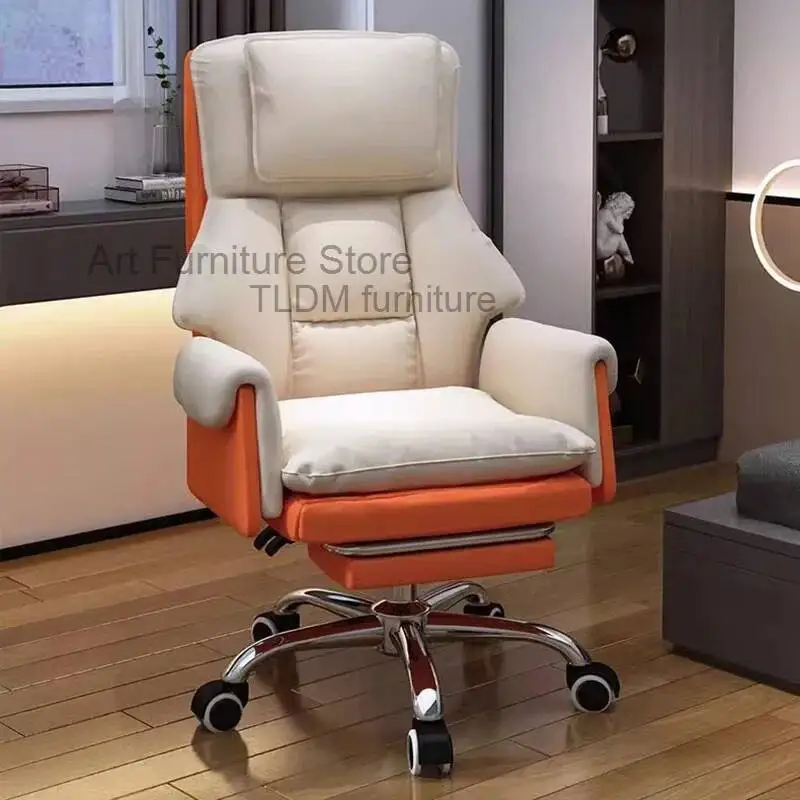 

Stretch Mobile Office Chair Gaming Pillow Ergonomic White Massage Wheels Gaming Chair Modern Elastic Silla Gamer Home Furniture