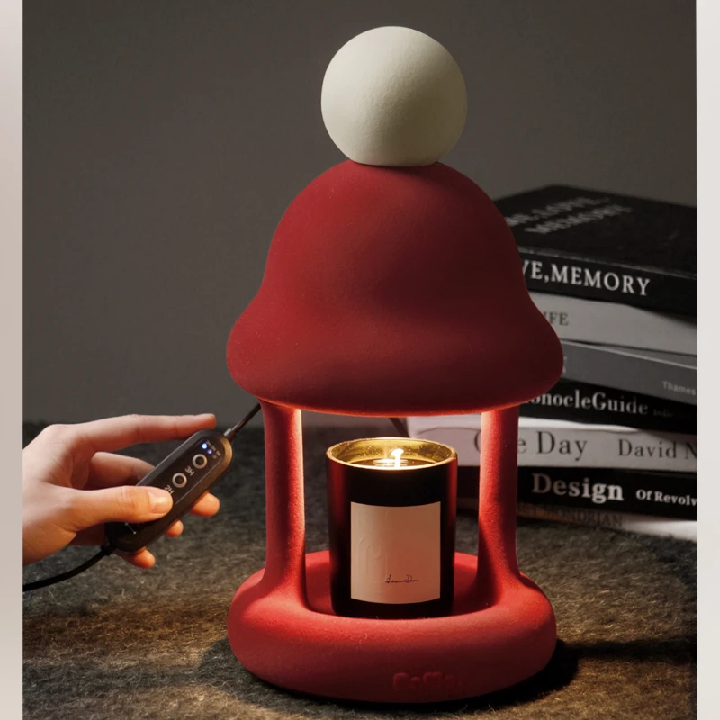 Snow House Wax Melting Lamp Household Ambience Light Bedroom Aromatherapy Table Lamp Candle Melting Lamp New Year Gift