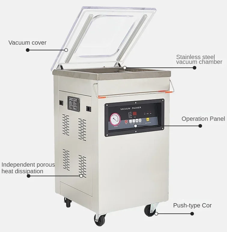 DZ-400 Semi-automatic Vacuum Packaging Machine, Can Be Used for Food, Vegetables,meat, Marine Food Vacuum Preservation