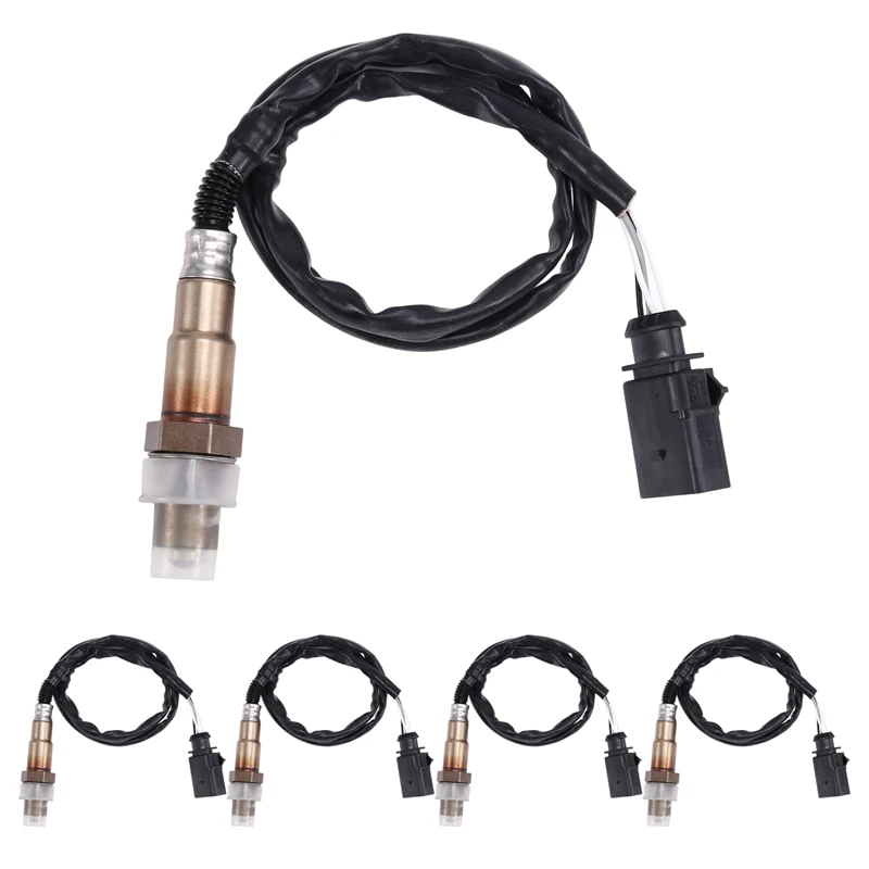 

5Pcs Oxygen Sensor 1K0998262E For Jetta 2.5L 2005-2014 06J906262J 0258006986 0258006986-A92D