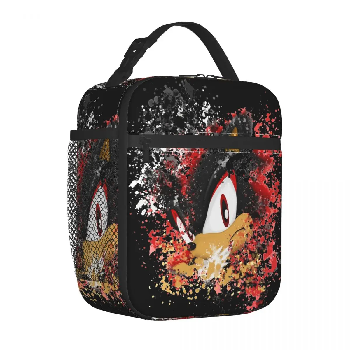 Shadow Stare Back Shadow The Hedgehog Insulated Lunch Bag Cooler Bag Reusable Large Tote Lunch Box Men Women Office Travel