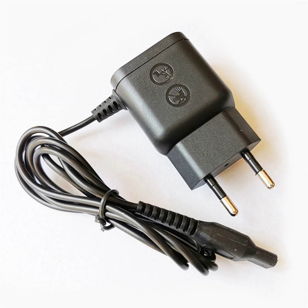 2X Wall EU Plug Ac Power Adapter Charger for Electric Shaver Adapter for HQ8505/6070/6075/6090 Shaving Machine