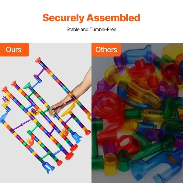 Marble Run Set 145-delig Gebouw STEM-speelgoed Educatief leercadeau voor kinderen