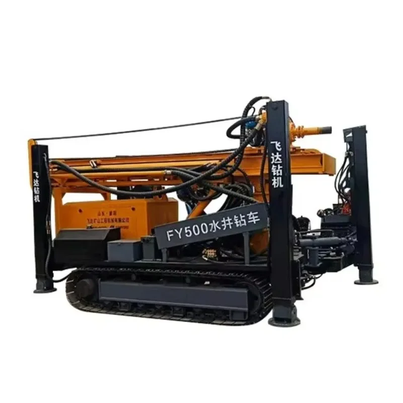 On Sale 500m Down-the-hole Drill Crawler Water Well Drilling Rig Full Hydraulic diesel Engine with Factory Price