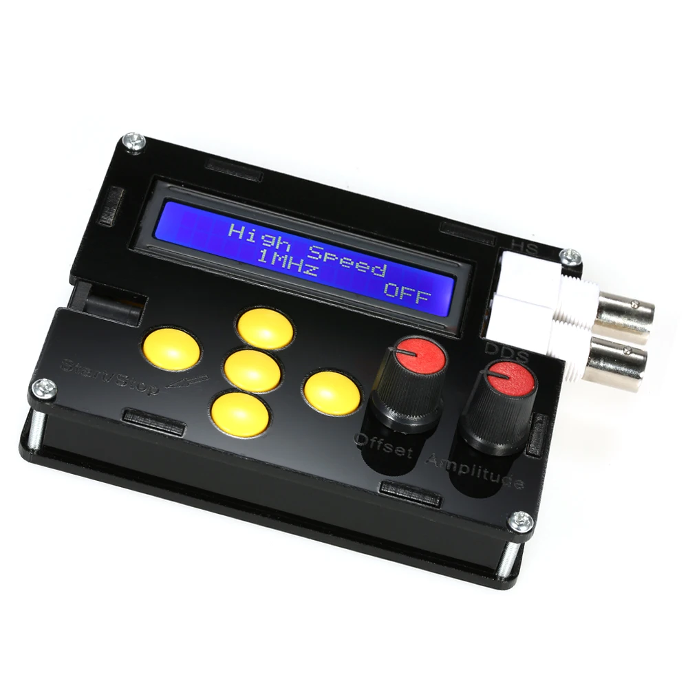 1Hz-500kHz Frequency DC4~10V Voltage DDS Function Low Frequency Signal Generator Sine/Triangle/Square/Sawtooth/ECG/Noise Output