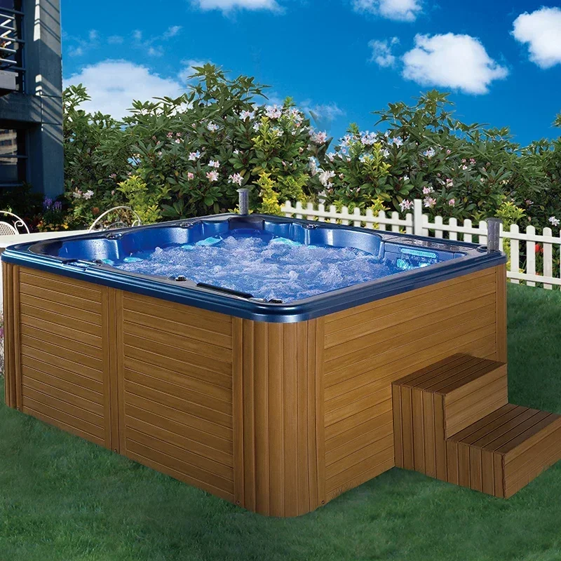 Hydrorelax 6 People Large Family Used Swim Spa Pool Jet Spa Massage Acrylic Spa Tub Luxury Hydro Hot Tub Outdoor