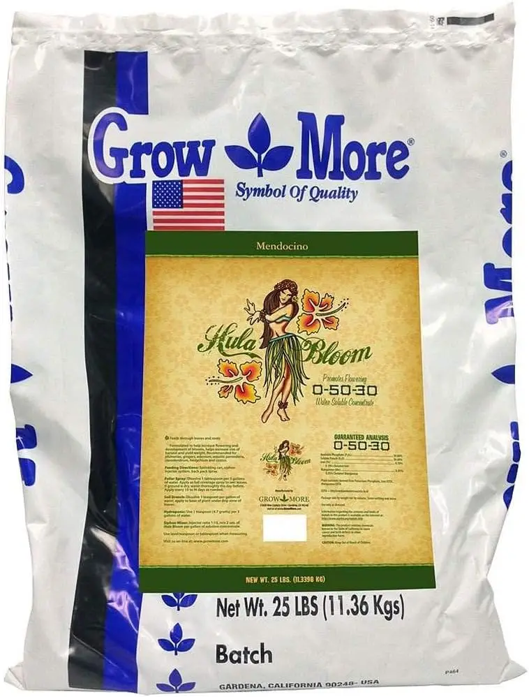 Hula Bloom 0-50-30 Soluble Concentrated Plant Fertilizer, 25 Pounds (2 Pack)